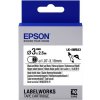 Barvící pásky Epson LK-4WBA3 C53S654903 4mm x 3m, černý tisk / bílý podklad, originální smršťovací bužírka