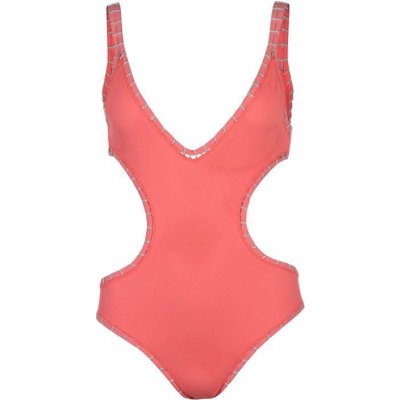 USA Pro CutOut Swim Suit Ladies korálová