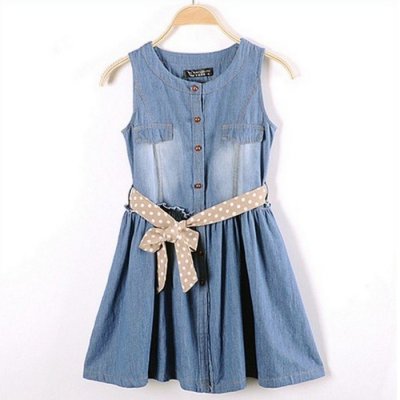 Dívčí riflové šaty modrá – Zbozi.Blesk.cz