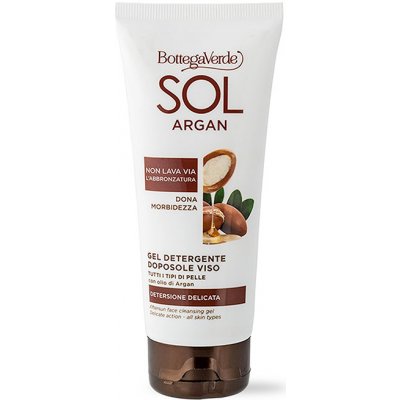 Bottega Verde Sol Argan Čisticí gel na obličej po opalování 100 ml