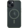 Pouzdro a kryt na mobilní telefon Apple Tactical Hyperstealth transparentní s MagSafe pro iPhone 13 mini olivový 8596311205910