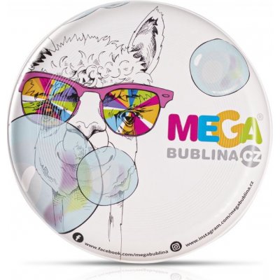 Megabublina Frisbee Lama 2v1 létající talíř i miska na bublifuk – Zboží Mobilmania