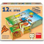 Dino Pejsek a kočička 12 kostky – Zboží Mobilmania