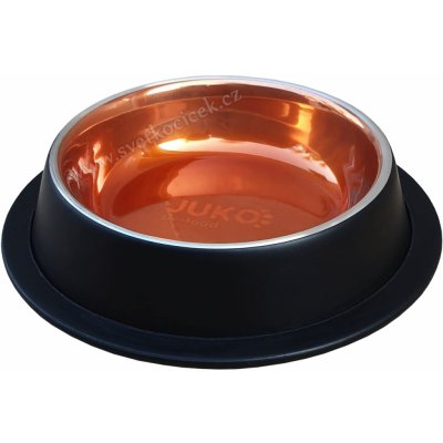 Juko miska nerez matná s gumou pro kočky 11 cm, 0,2 l – Zboží Dáma