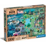 CLEMENTONI Story Maps: 101 dalmatinů 1000 dílků – Zboží Dáma