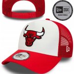 New Era 9FORTY A-Frame Trucker NBA Team Clear Black Chicago Bulls Optic White / Red – Zboží Mobilmania