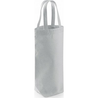 Westford Mill Fairtrade bavlněná taška na láhev, šedá světlá – Zboží Mobilmania