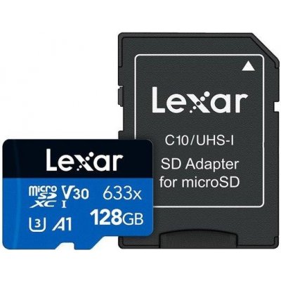 Lexar microSDXC UHS-I 128 GB LSDMI128BB633A – Zbozi.Blesk.cz