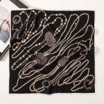 hedvábný šátek Náhrdelník černý – Hledejceny.cz