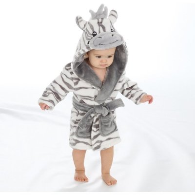 Dětský župánek s kapucí Zebra – Zboží Mobilmania