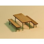 Miniatur skládací stůl a lavice MOL15 – Zboží Dáma