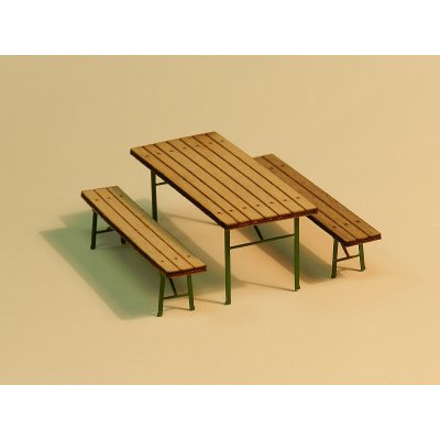 Miniatur skládací stůl a lavice MOL15 – Zboží Dáma
