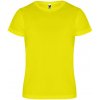 Pánské Tričko Roly tričko Camimera sportovní krátký rukáv E0450-03 žlutá