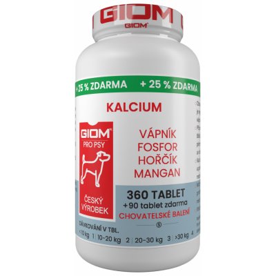 Giom S pes Kalcium 360 tbl