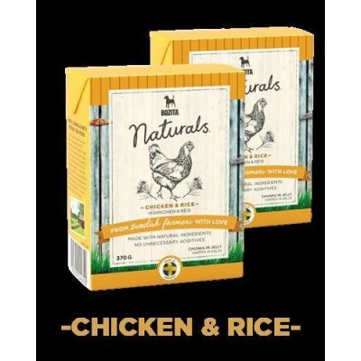 Bozita dog Naturals big chicken&rice (kuře rýže) 370g