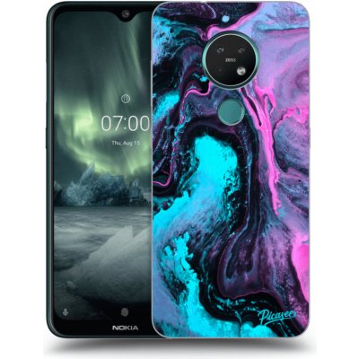 Pouzdro Picasee silikonové Nokia 7.2 - Lean 2 čiré