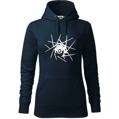 Cyclo výplet mikina dámská Cape s kapucí Námořní modrá téměř černá – Hledejceny.cz