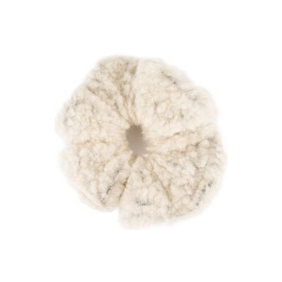 Vlnka Vlněná scrunchie gumička do vlasů přírodní – Zboží Dáma