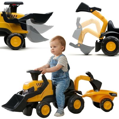 Falk Traktor JCB s valníkem a zadní lžící – Sleviste.cz
