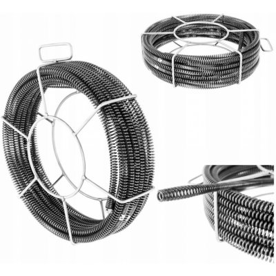 MSW Sada čisticích spirál na odpady 5 x 2,3 m/ O 16 mm + 1 x 2,4 m/ O 15 mm – HobbyKompas.cz
