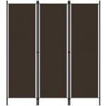 ZBXL 3dílný paraván hnědý 150 x 180 cm – Sleviste.cz