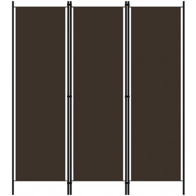 ZBXL 3dílný paraván hnědý 150 x 180 cm – Sleviste.cz