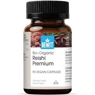 BEWIT Reishi Premium BIO ≥ 30% betaglukanů 160 kapslí – Hledejceny.cz