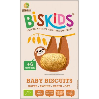 BISkids BIO dětské celozrnné ovesné sušenky 6M+ 120 g – Zbozi.Blesk.cz