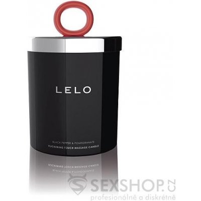 Lelo masážní svíčka černý pepř/granátové jablko 150ml – Hledejceny.cz