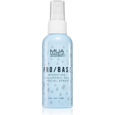 MUA Makeup Academy Pro/Base Hyaluronic Acid pleťová mlha pro fixaci make-upu s kyselinou hyaluronovou 70 ml