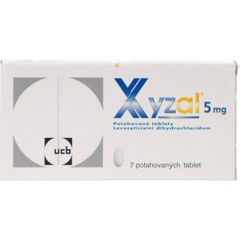 XYZAL POR 5MG TBL FLM 7