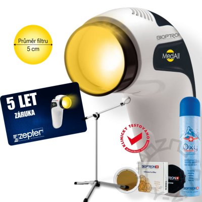 Bioptron MedAll Zepter biolampa s Fulleren filtrem + Stojan – Hledejceny.cz