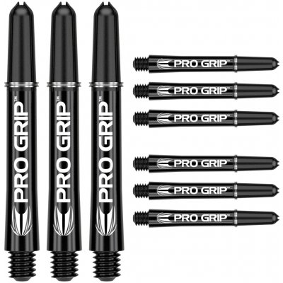 Target-Darts PRO-GRIP Black 3x Sada Velikost: Short Plus 37.5mm – Hledejceny.cz