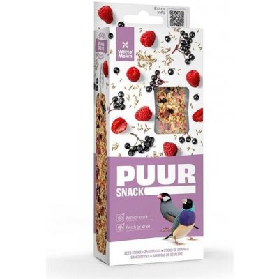 Puur tyčinky pták dr.exoti malina&bezinka 2 ks 60 g – Hledejceny.cz