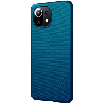 Pouzdro Nillkin Super Frosted Xiaomi Mi 11 Lite 4G/5G/5G NE Peacock modré