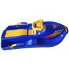 Sáňky a boby Plastkon Snow Boat Bob s volantem modrá