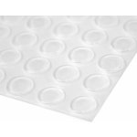 Onpira Malé průhledné samolepicí gumové dorazy/podložky Ø8-15mm Typ: Ø 8 mm (80 ks) – Hledejceny.cz