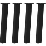 Omaxi 956690 Nohy konzolového stolku 4 ks černé 72 cm ocelové – Zbozi.Blesk.cz