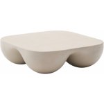 Kave Home Colba 100 x 100 cm zahradní konferenční stolek Béžový – Zboží Mobilmania