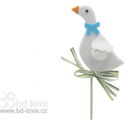 BD-TOVA Husa s modrou mašlí - zápich 1 ks – Zboží Dáma