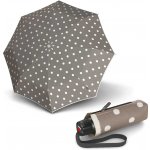 Knirps T.020 Small Manual dot art dámský skládací mini deštník šedý – Zboží Mobilmania