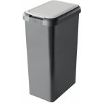Tontarelli Odpadkový koš Touch & Lift 25 l bílá/černá – Zboží Dáma