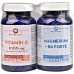 Pharma Activ Magnesium + B6 Forte Lipozomal + Vitamín C 1000 mg Lipozomal 60 tobolek + 60 tobolek – Hledejceny.cz