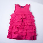 šaty Minoti vínové s volánky – Zboží Mobilmania