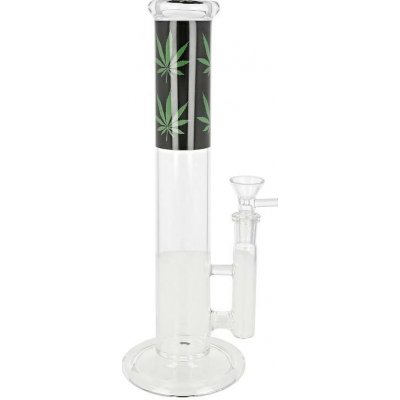 Green Leaves Skleněný bong Straight 30cm – Hledejceny.cz