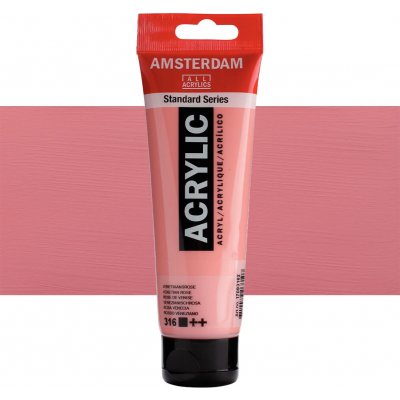 Amsterdam Standart Series akrylová barva 120 ml 316 Venetian Rose – Hledejceny.cz