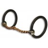 Udidlo pro koně Professional's Choice Udidlo Bob Avila Copper Twist Ring Snaffle