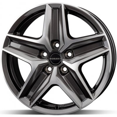 Borbet CWZ 7,5x18 5x112 ET48 anthracite polished