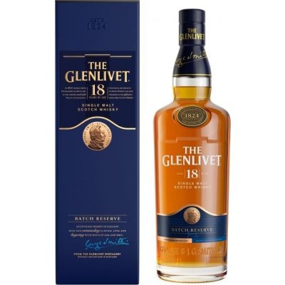 Glenlivet 18y 43% 0,7 l (karton) – Zboží Dáma