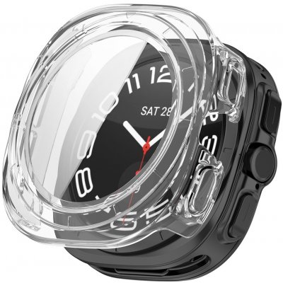 VSECHNONAMOBIL 116628 PC FULL COVER Plastový kryt se sklem pro Samsung Galaxy Watch Ultra / Watch Ultra 2025 průhledný – Zboží Živě